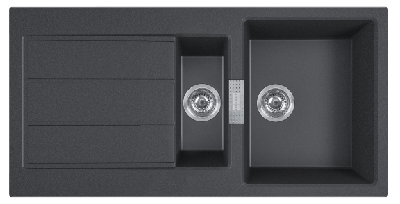 Franke Sirius 2.0 zlewozmywak Tectonite 100x50 cm onyx 143.0618.681