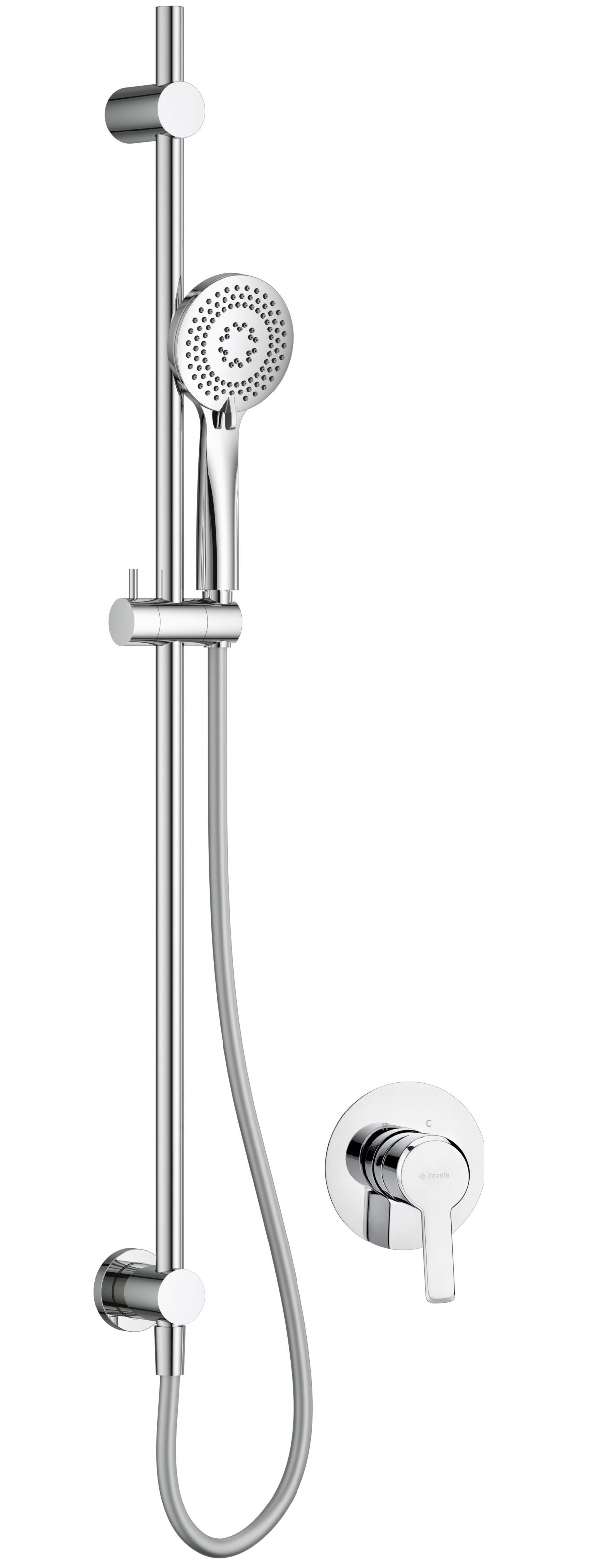 Deante Arnika zestaw prysznicowy podtynkowy chrom błyszczący NAC09TP