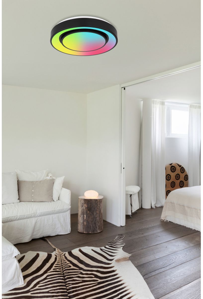 Globo Lighting Sully plafon 1x24 W czarny 41368-24