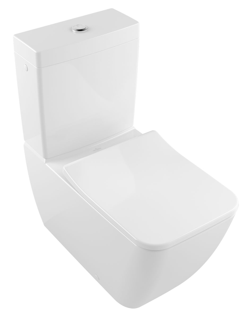 Villeroy & Boch Venticello miska WC kompakt stojąca bez kołnierza Weiss Alpin 4612R001
