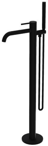 LaVita Orion bateria wannowo-prysznicowa wolnostojąca czarny mat