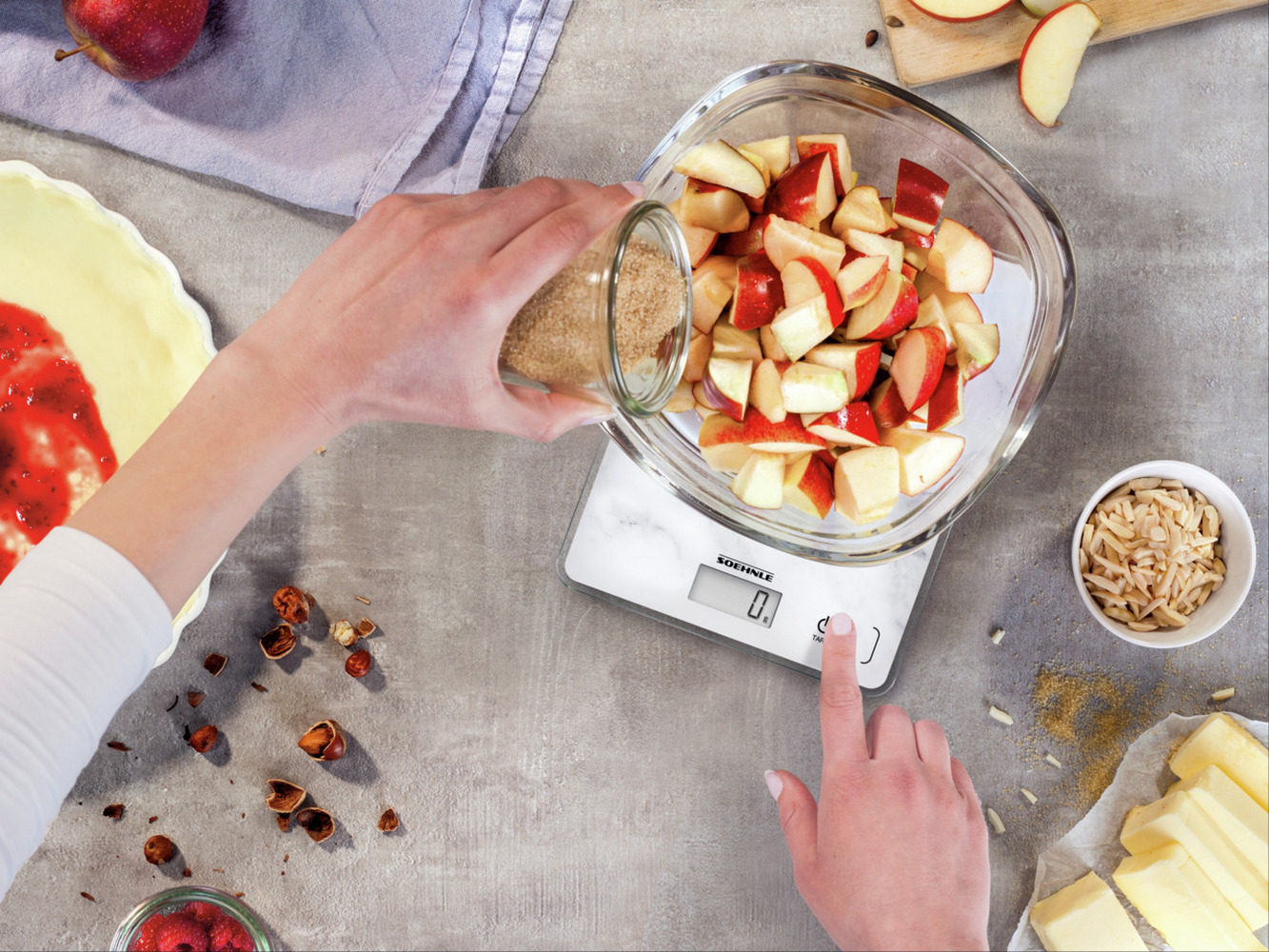 Soehnle Page Compact 300 Marble waga kuchenna elektroniczna 61516 - Wysyłka w 24h