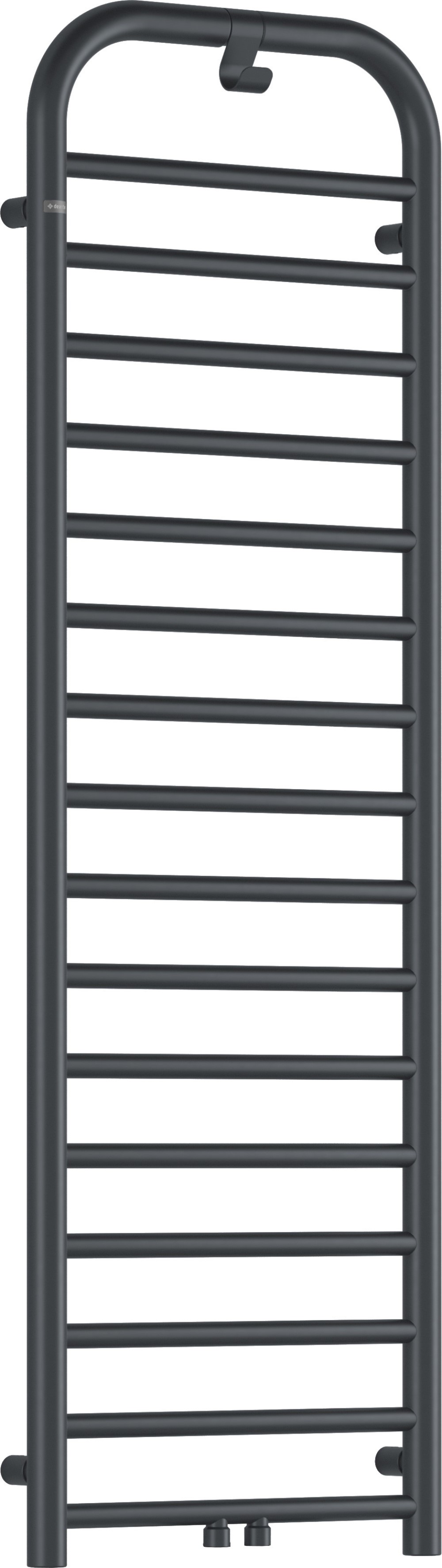Deante Silia grzejnik łazienkowy drabinkowy 157x50 cm grafit AGI_DG51