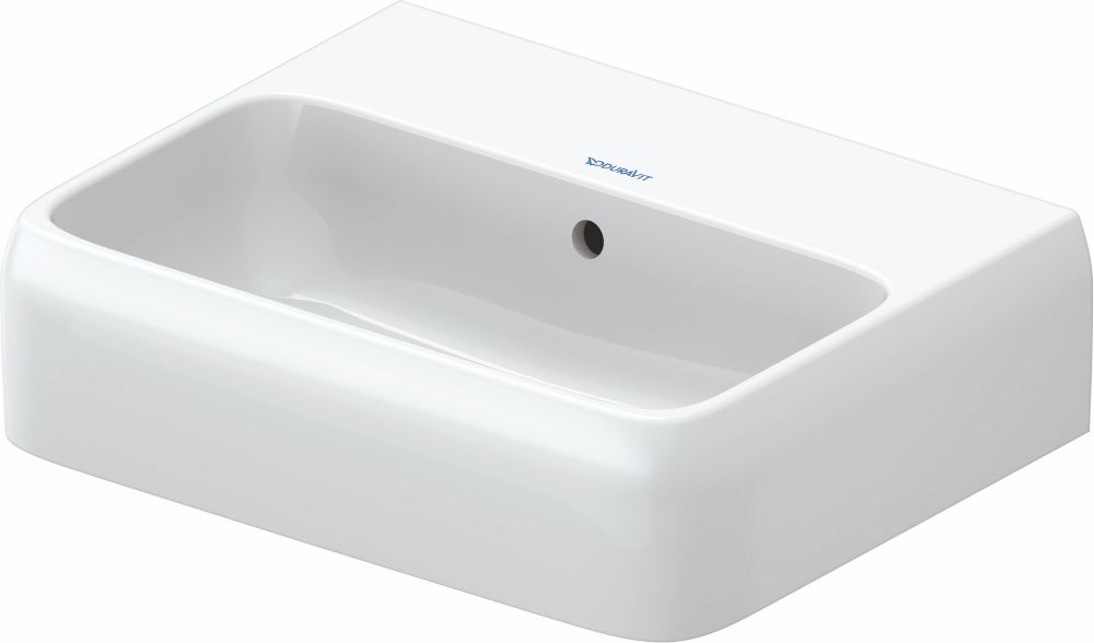 Duravit Qatego umywalka 45x35 cm prostokątna nablatowa biała 0746450060