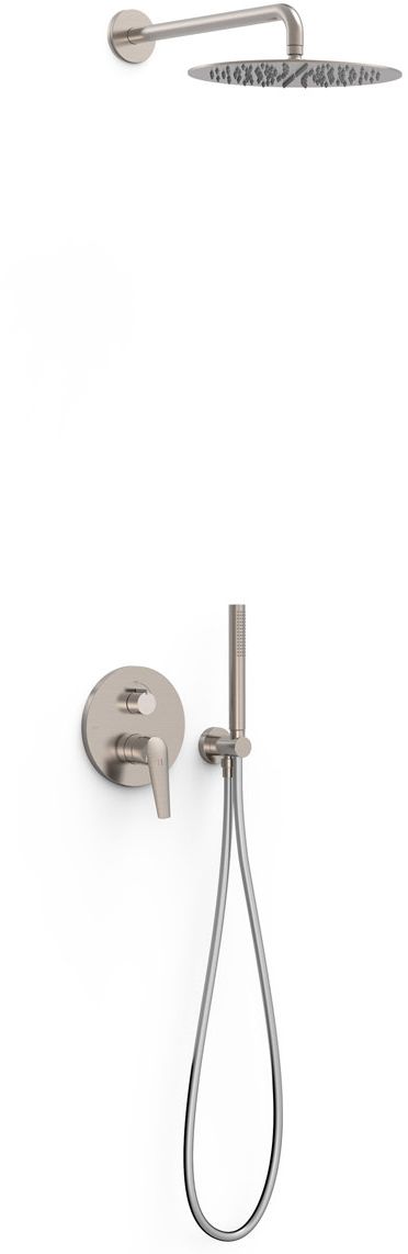 Tres Fuji zestaw prysznicowy podtynkowy z deszczownicą stalowy 28128004AC
