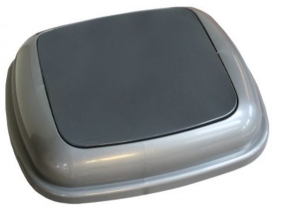 Merida Quatro pokrywa kosza grafitowa z czarną klapką KJC914