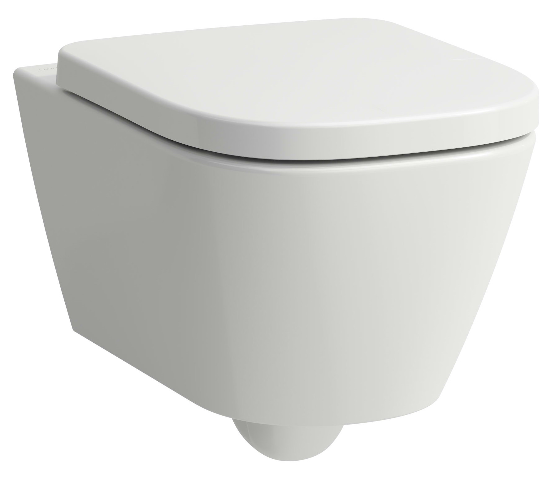 Laufen Meda miska WC wisząca bez kołnierza ze spłukiwaniem wirowym biały połysk H8201100000001