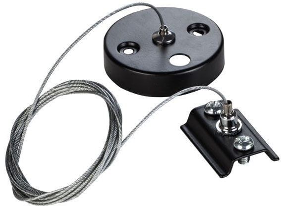 DPM X-Line zestaw linkowy do montażu szyn natynkowych czarny STPB