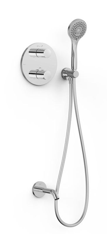 Tres Therm-Box zestaw wannowo-prysznicowy podtynkowy termostatyczny chrom 20425006