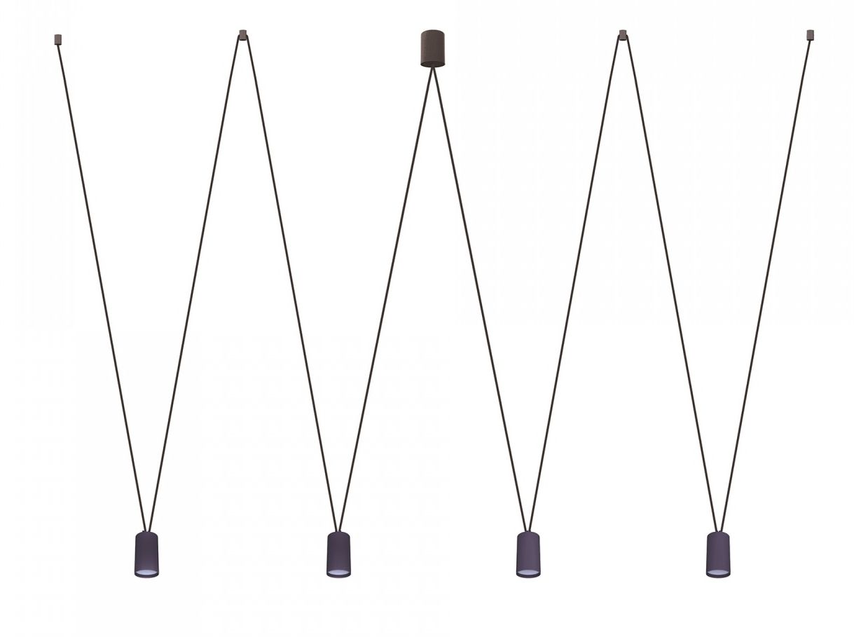 Nowodvorski Lighting More Eye lampa wisząca 4x10W LED czarna 7822