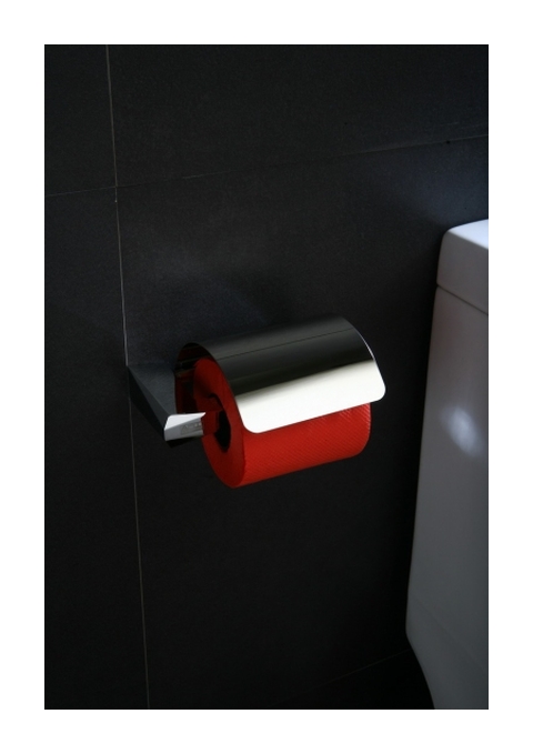 Art Platino Rok uchwyt na papier toaletowy z pokrywą chrom ROK-87062