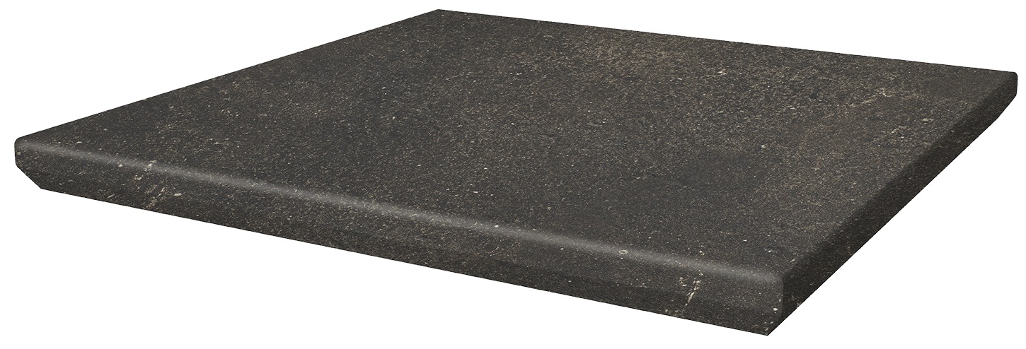 Paradyż Scandiano stopnica 33x33 cm STR narożna kapinos brązowy mat