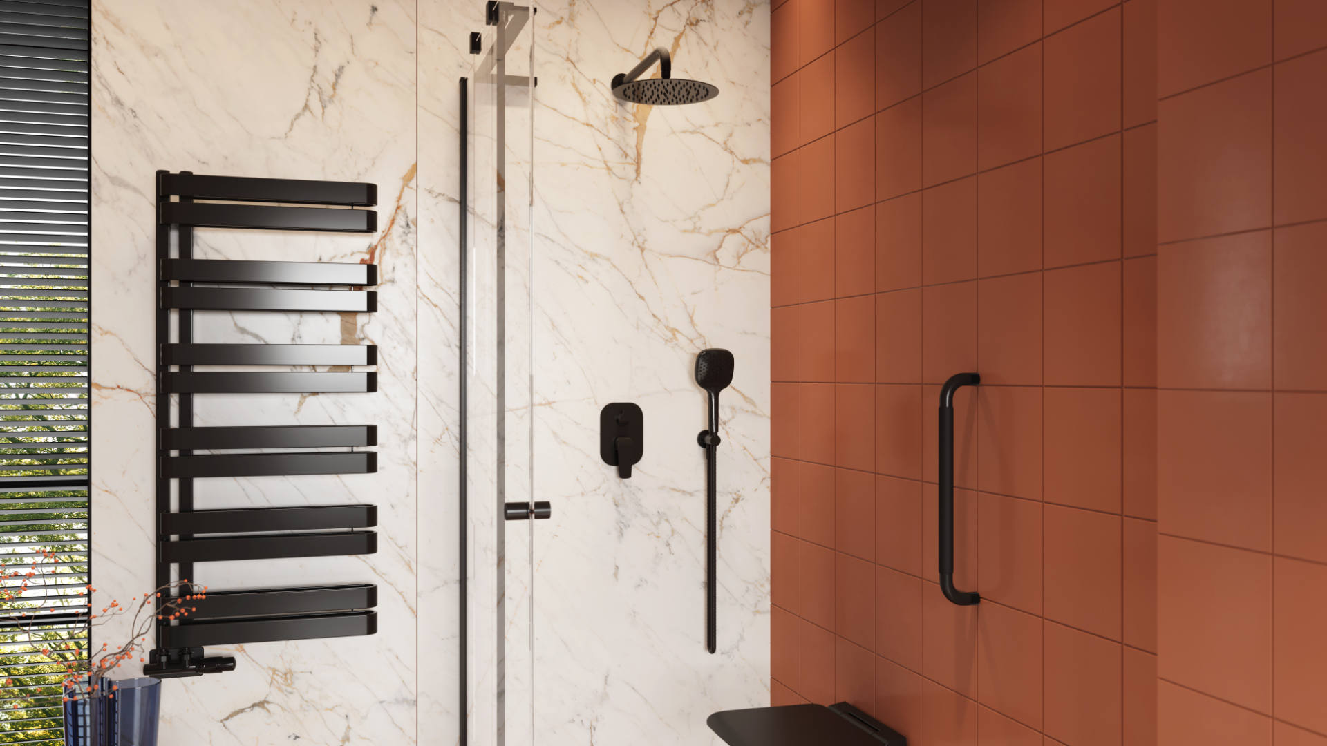 Excellent Clever 2.0 bateria prysznicowa podtynkowa czarna AREX.4145BS