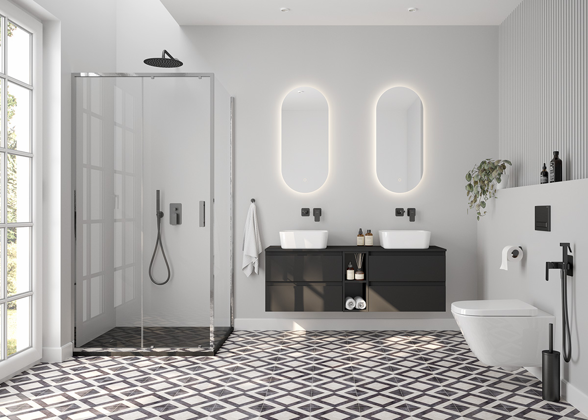 Oltens Gulfoss uchwyt na papier toaletowy grafit 81102400 - Wysyłka w 24h