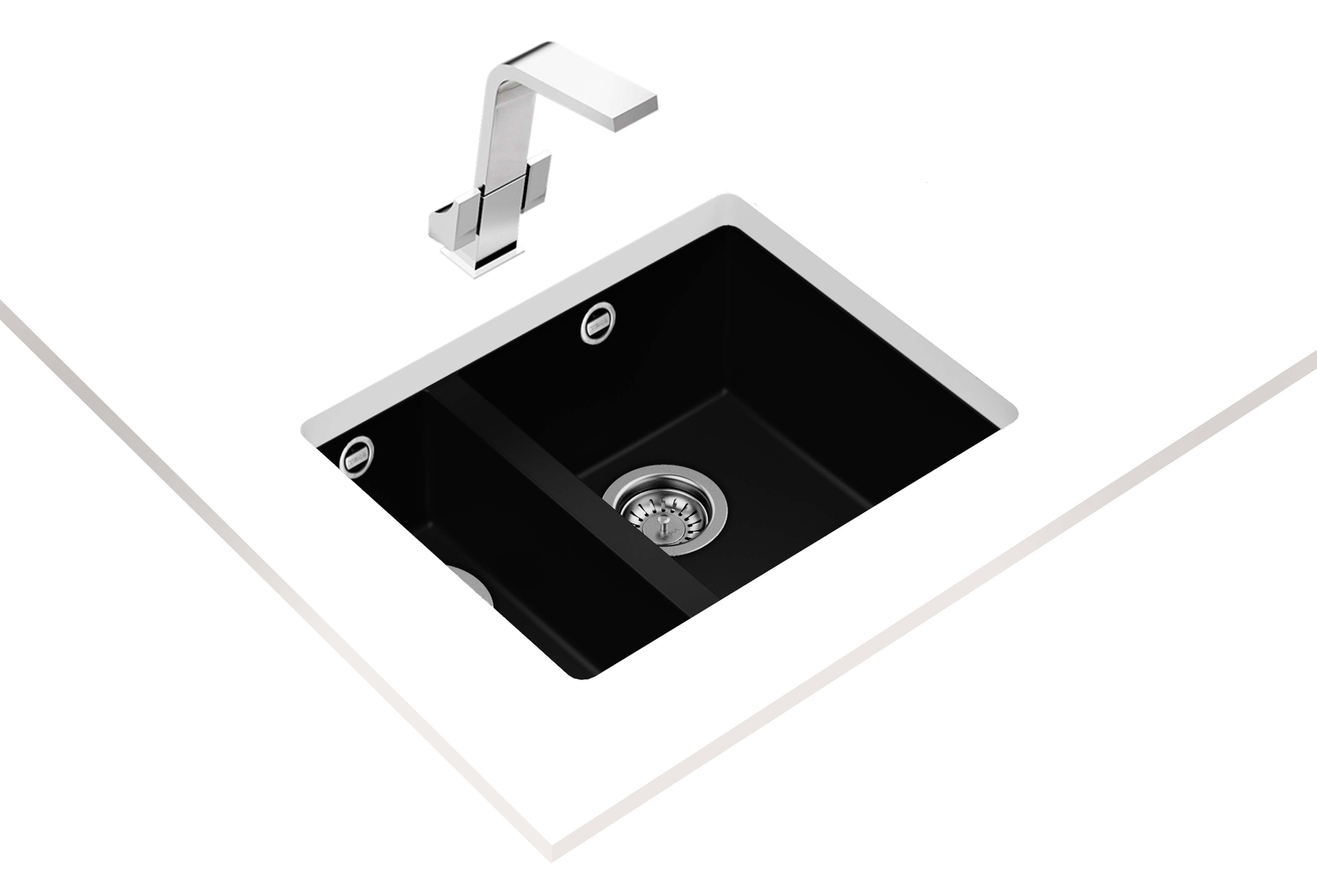 Teka Square 560 TG zlewozmywak 56x44 cm Tegranit czarny 115260029