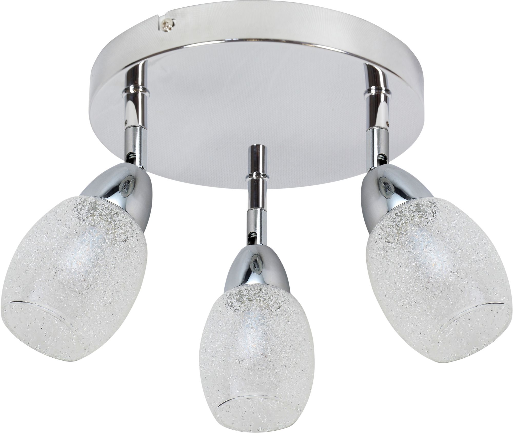 Candellux Rico lampa podsufitowa 3x6W LED chrom/przezroczysty 98-67692
