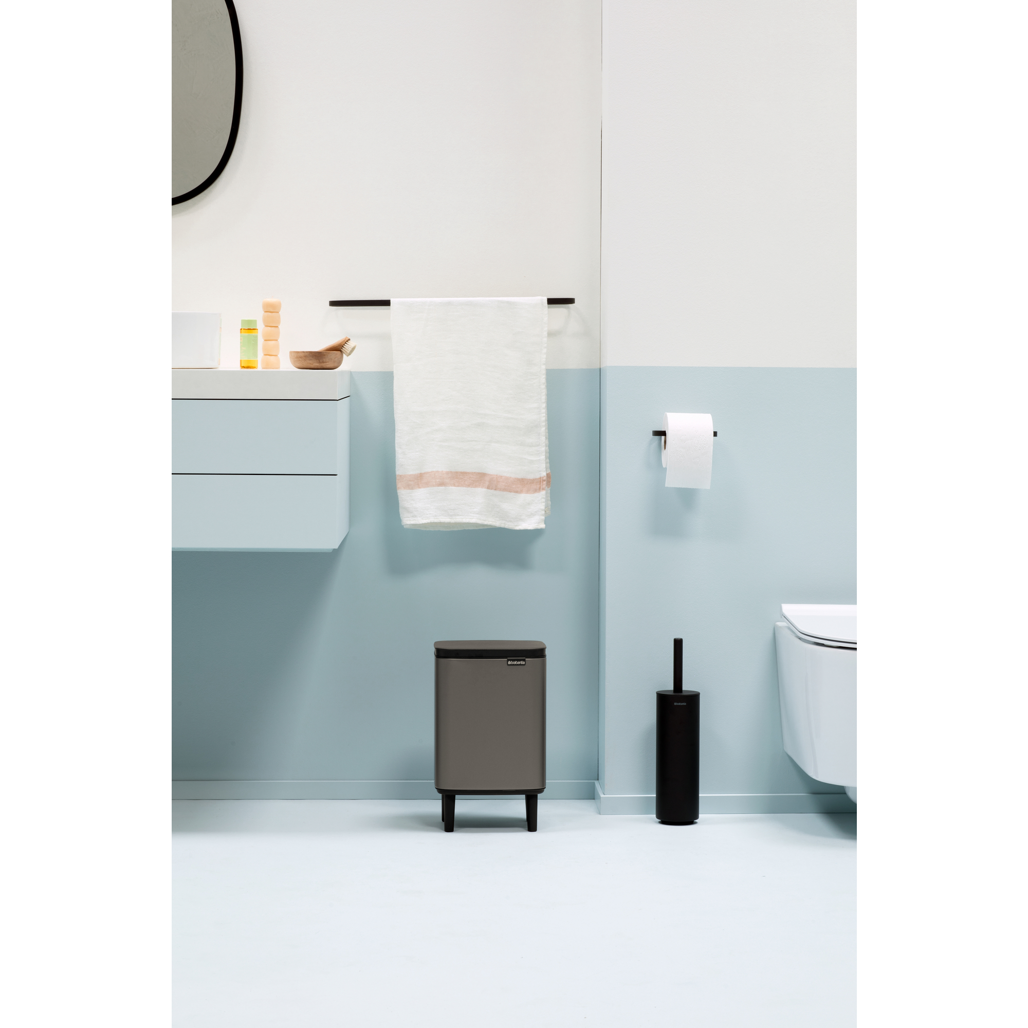 Brabantia Bo kosz na śmieci 7 l platynowy 227202