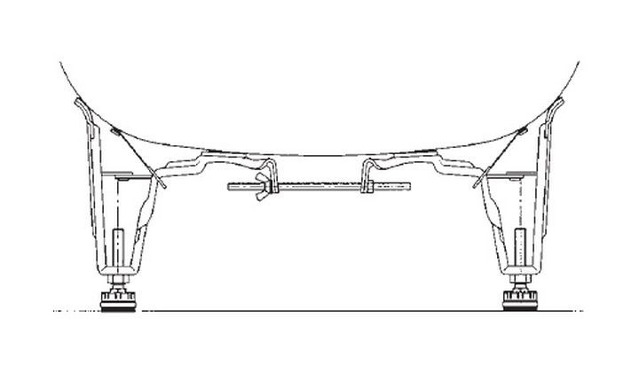 Kaldewei Allround nogi do wanny 581470020000 - Wysyłka w 24h