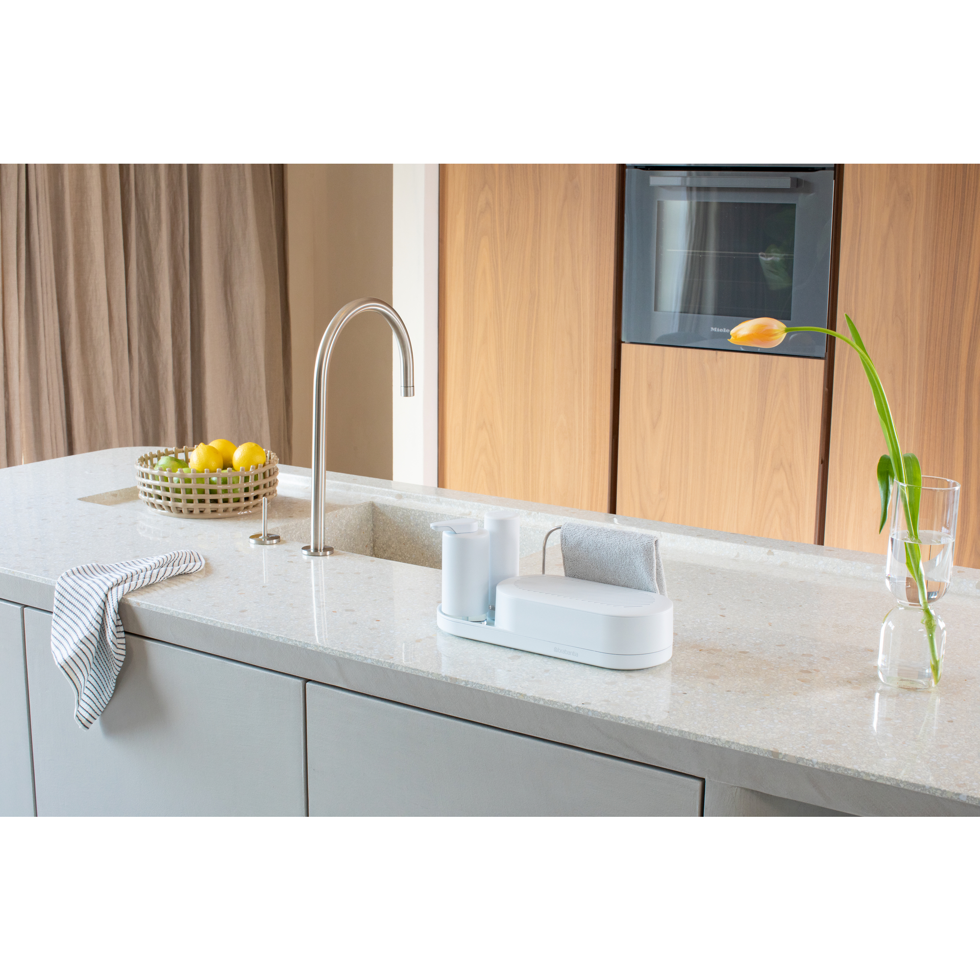 Brabantia SinkStyle zestaw akcesoriów biały 227929
