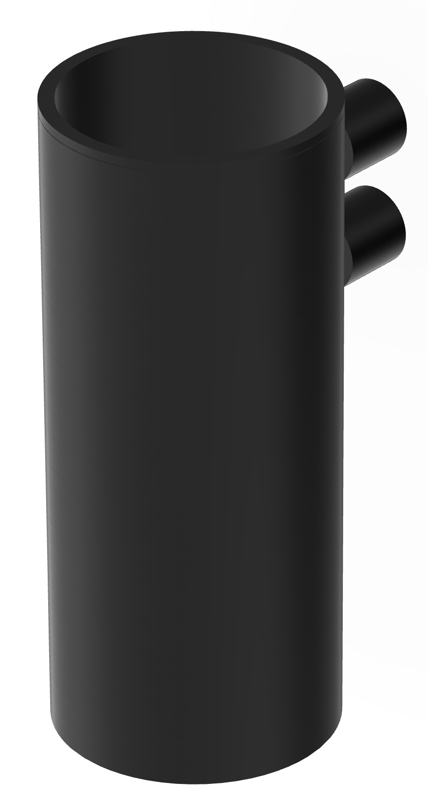 Zucchetti Helm kubek na szczoteczki czarny ZAD813.XP81