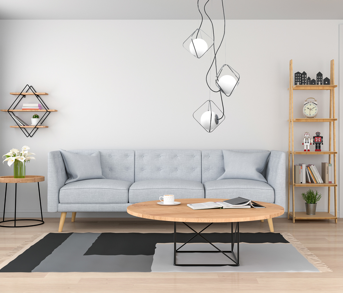 Italux Canto lampa wisząca 3x40 W czarna-chrom PEN-5696-3-BKCR