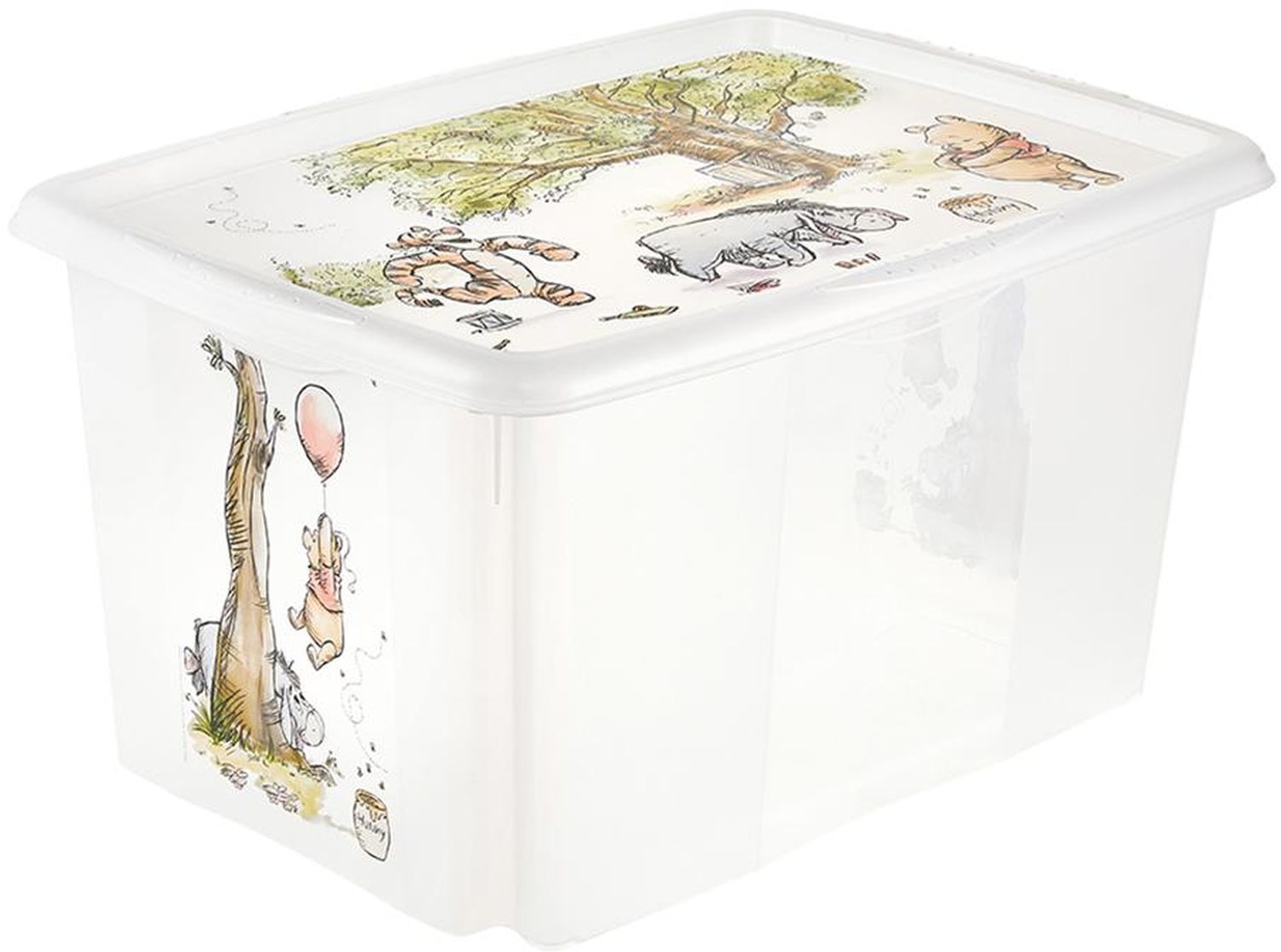 Keeeper Karolina pojemnik do przechowywania 45 l Kubuś Puchatek transparent 1223900123800