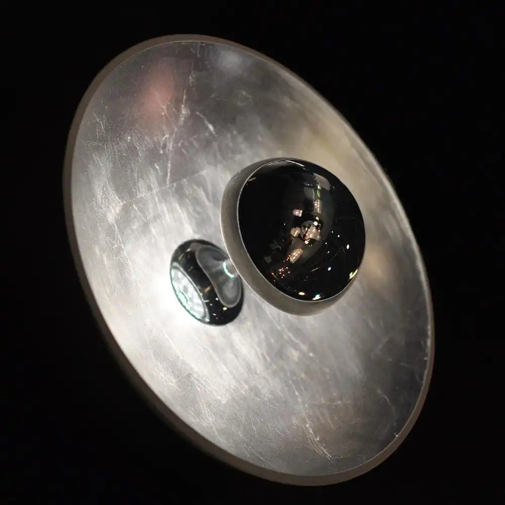 CosmoLight Sydney lampa podsufitowa 1x7W biały/srebrny C01048WHAG