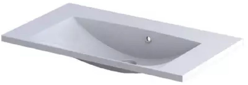 Oristo Uni umywalka 80x46,5 cm prostokątna meblowa biała UME-AM-80-92-BO