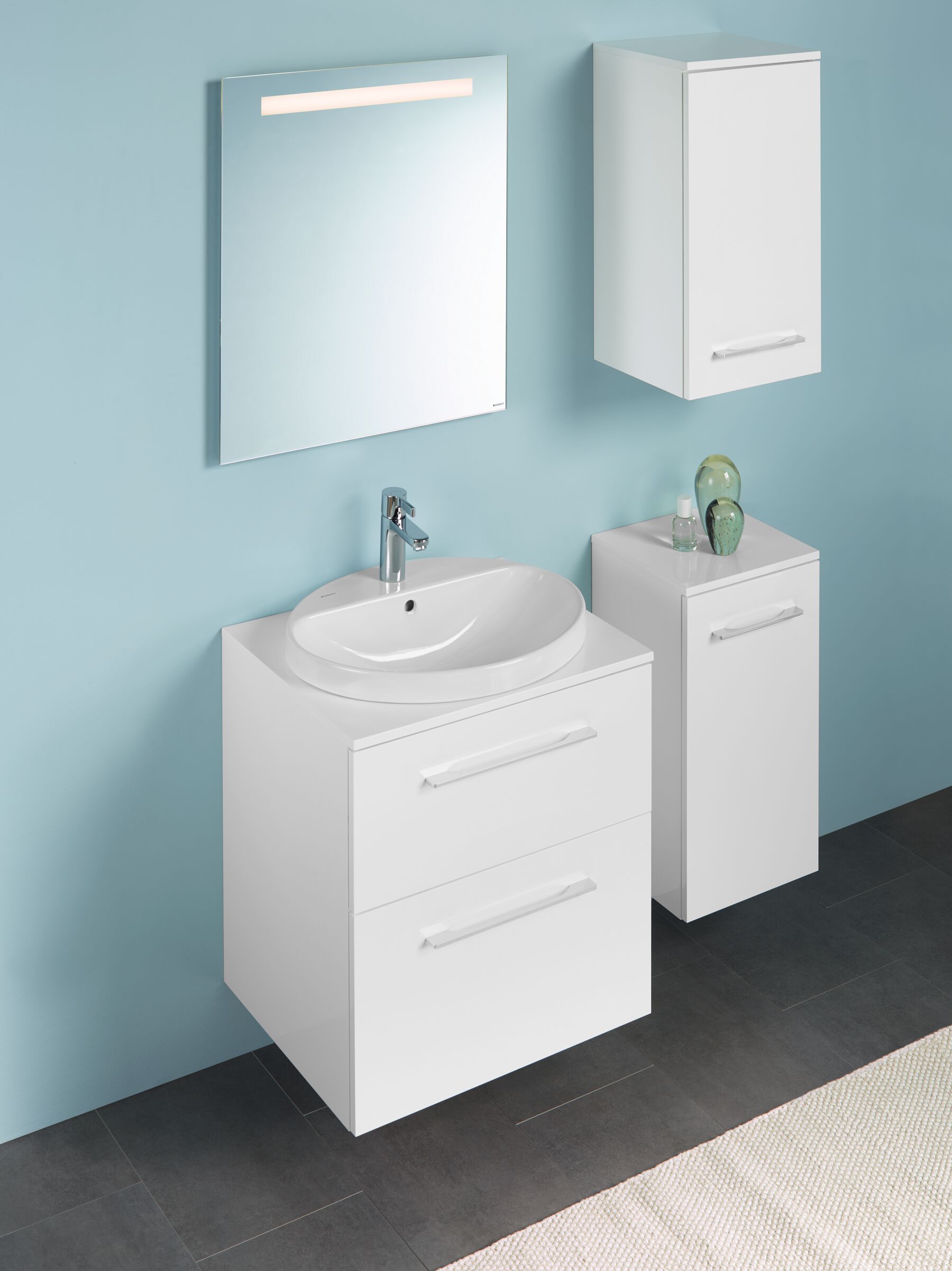 Geberit Variform umywalka 50x45 cm wpuszczana owalna biała 500.712.01.2 - Wysyłka w 24h