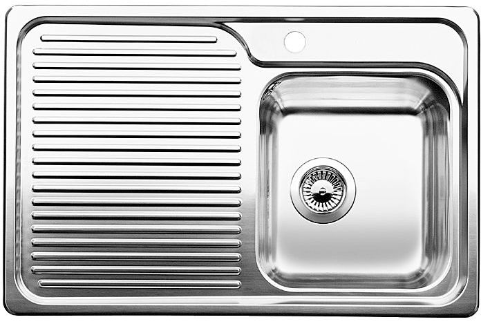 Blanco Classic 40 S zlewozmywak stalowy 78x51 cm prawy stal polerowana 511124