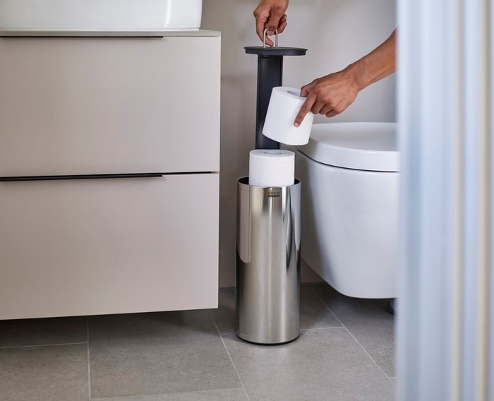Joseph Joseph Easy Store Luxe pojemnik na papier toaletowy zapasowy stal 70593 - Wysyłka w 24h
