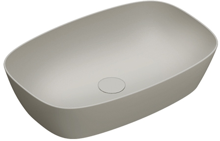 Catalano Green umywalka 60x40 cm owalna nablatowa szary/kamień 0622600023