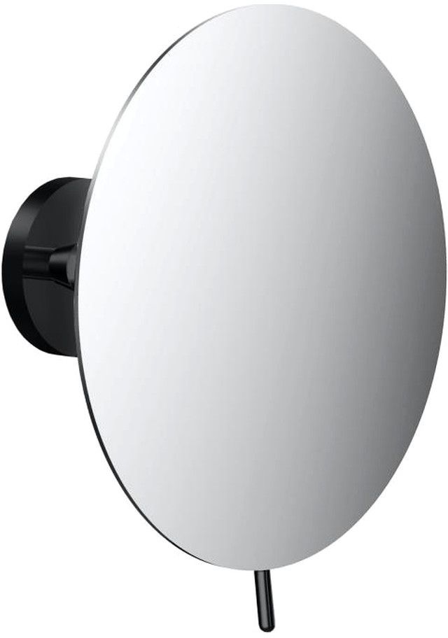 Emco Pure lusterko kosmetyczne 19x19 cm okrągłe czarny 109413306