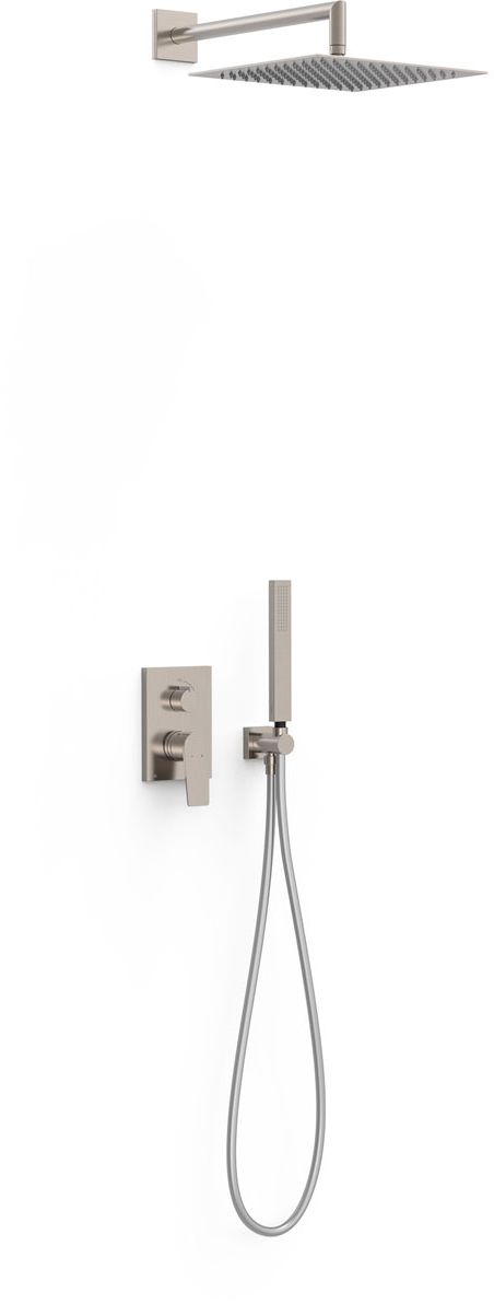 Tres Project zestaw prysznicowy podtynkowy z deszczownicą stal 21128004AC