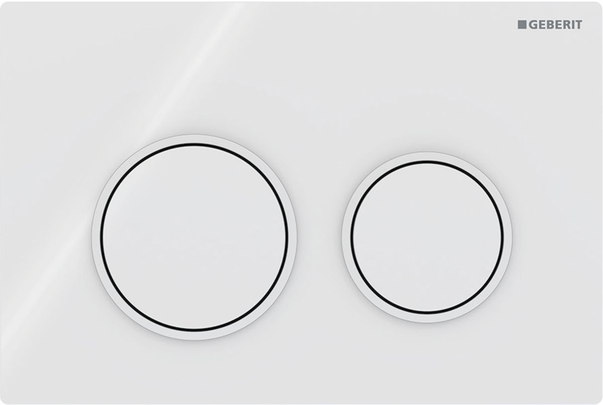 Geberit Omega20 przycisk spłukujący do WC biały 115.085.11.1 - Wysyłka w 24h