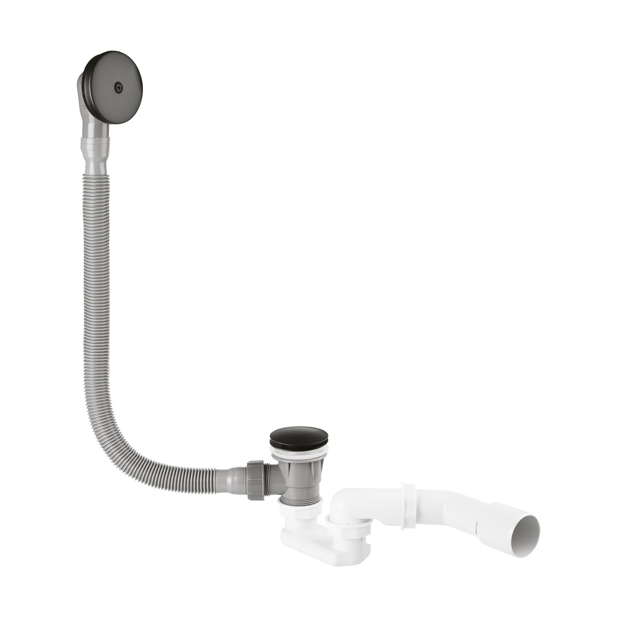 Oltens Anker syfon do wanny czarny mat 03003300 - Wysyłka w 24h