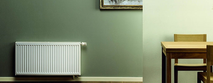 Purmo Ventil Compact grzejnik płytowy 50x90 cm podłączenie dolne lewe biały CV33 500x900L