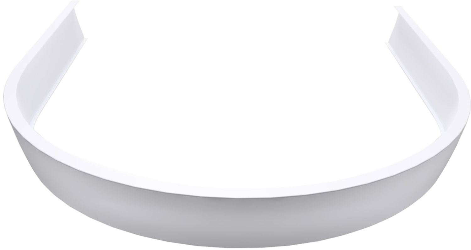 Polysan Isa obudowa do brodzika 90 cm frontowa biała 50812