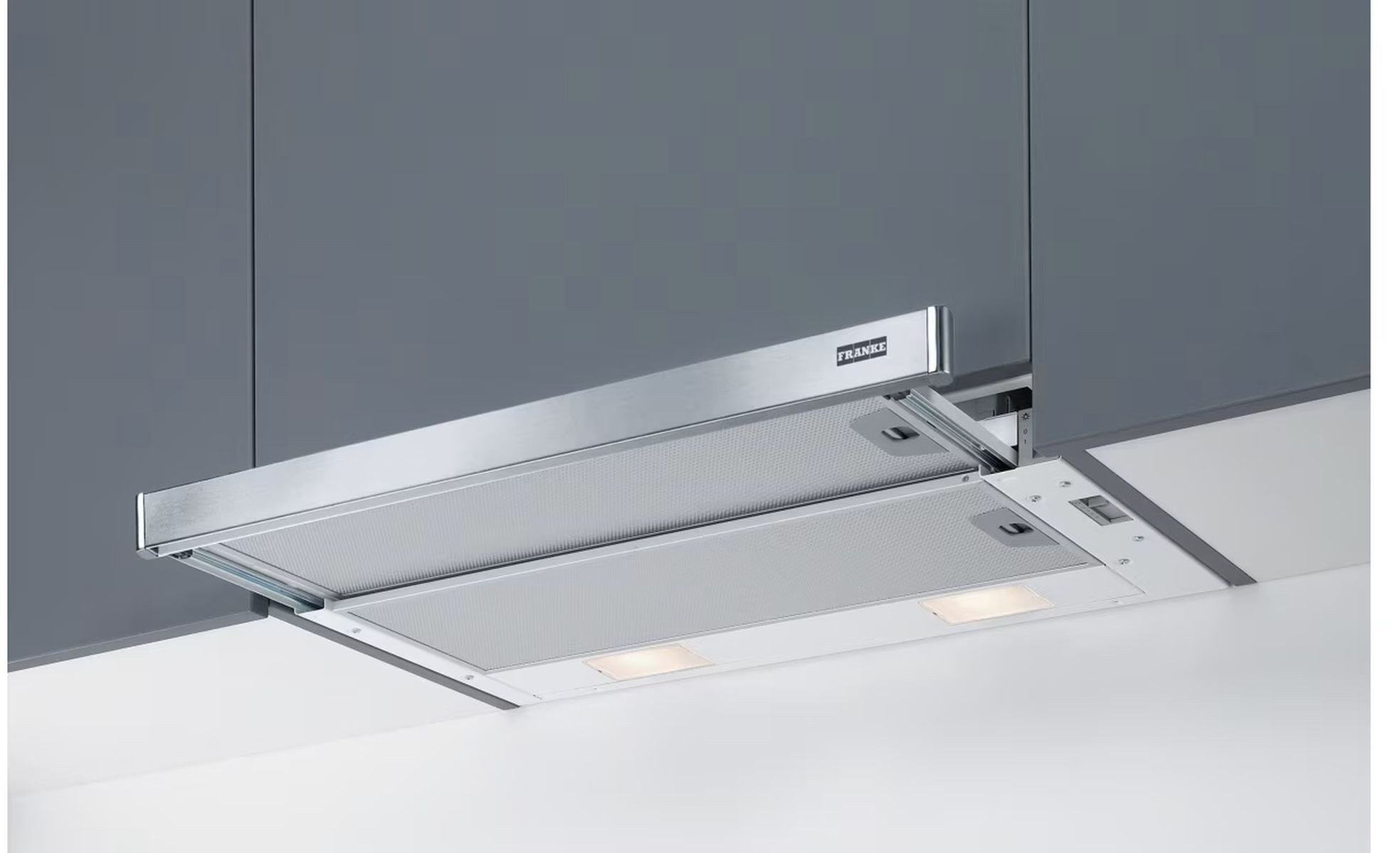 Franke FTC 632L GR/XS okap kuchenny 60 cm teleskopowy/podszafkowy stal szlachetna/szary 315.0547.796