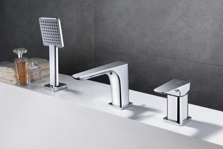 Blue Water Monaco bateria wannowo-prysznicowa 3-otworowa chrom MON-BWW.080C