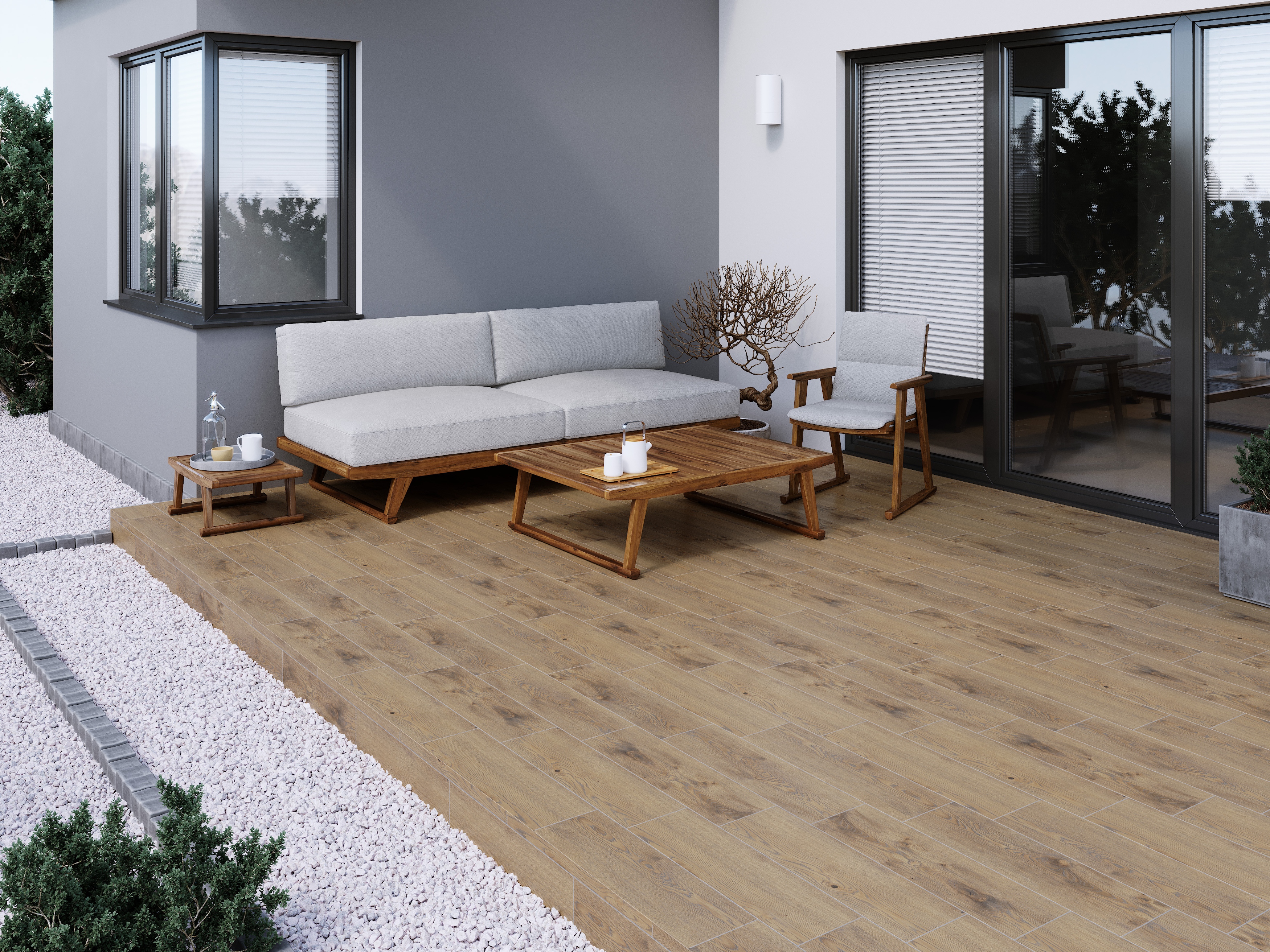 Cersanit Royalwood beige płytka ścienno-podłogowa 18,5x59,8 cm STR beżowy mat