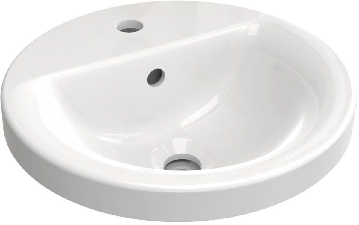 Ideal Standard Connect umywalka 38 cm wpuszczana okrągła biały połysk E504101
