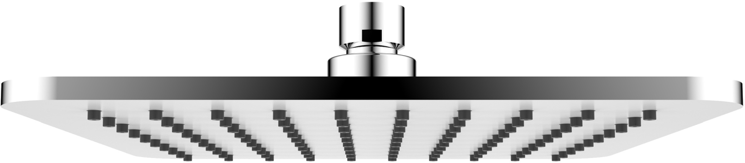 Omnires SlimLine deszczownica 20 cm kwadratowa chrom/biały WG220/OCRB