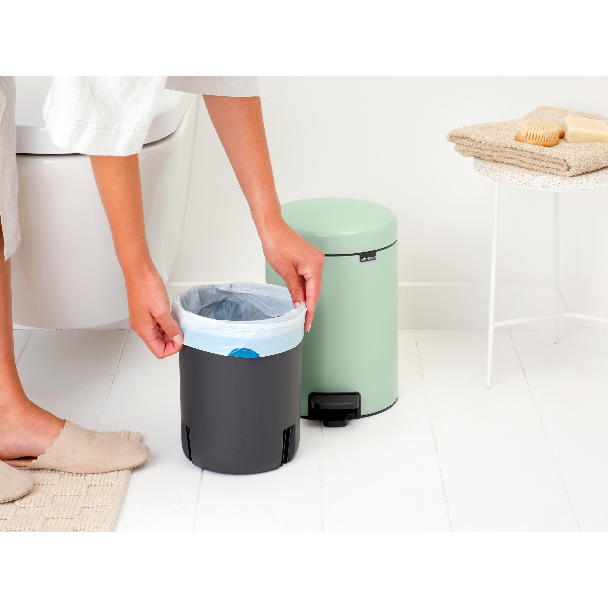 Brabantia NewIcon kosz na śmieci 5 l zielony 233883 - Wysyłka w 24h