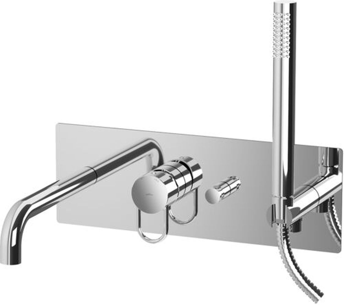 Paffoni Joker bateria wannowo-prysznicowa podtynkowa chrom JK001CR