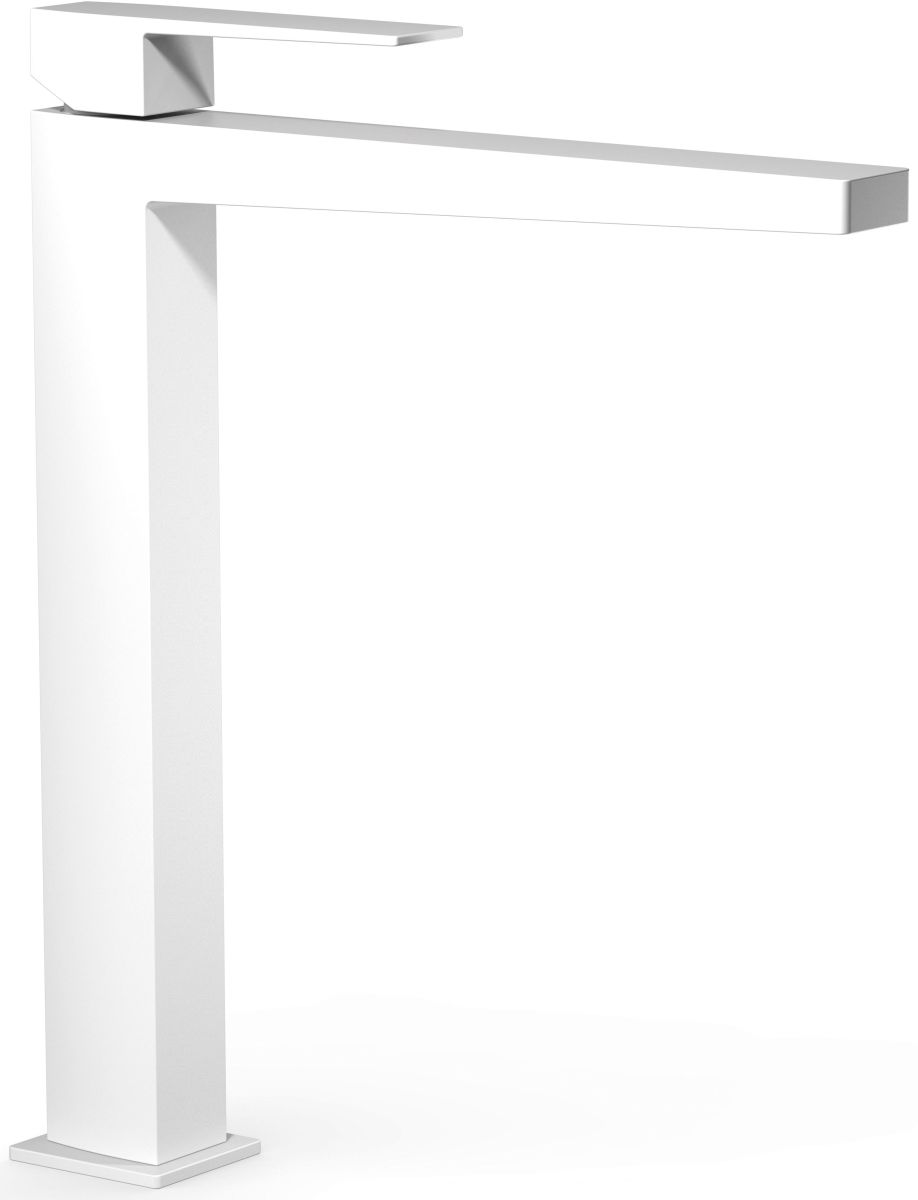 Tres Slim Exclusive bateria umywalkowa stojąca wysoka biały mat 20210305BM