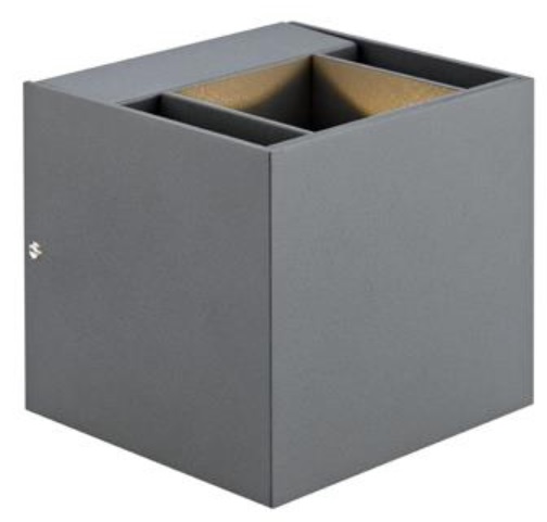 Markslöjd Argos kinkiet zewnętrzny 4W ciemny szary 106521