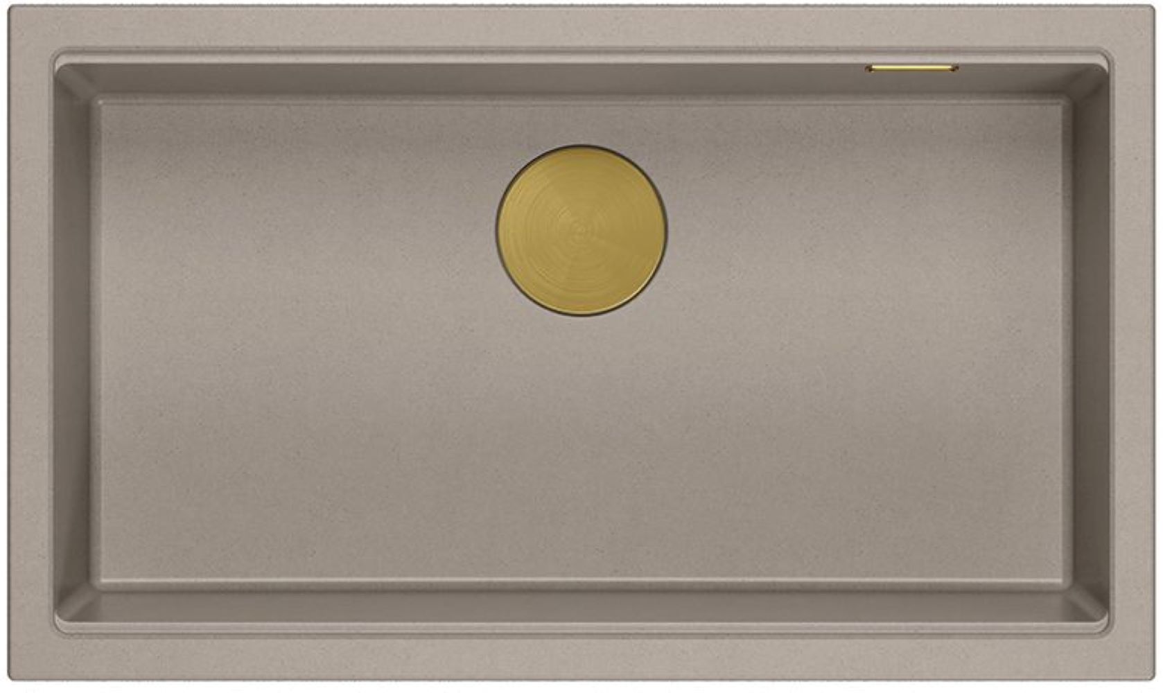 Quadron Logan zlewozmywak GraniteQ 76x45 cm beżowy HQD7644U4_PVDG1_U