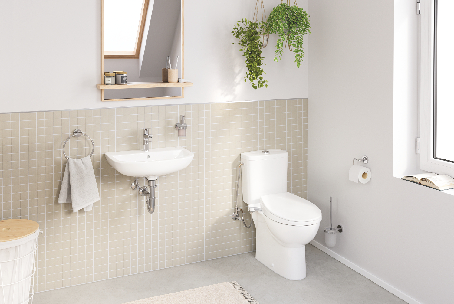 Grohe BauCosmopolitan uchwyt na papier toaletowy chrom 40457001 - Wysyłka w 24h