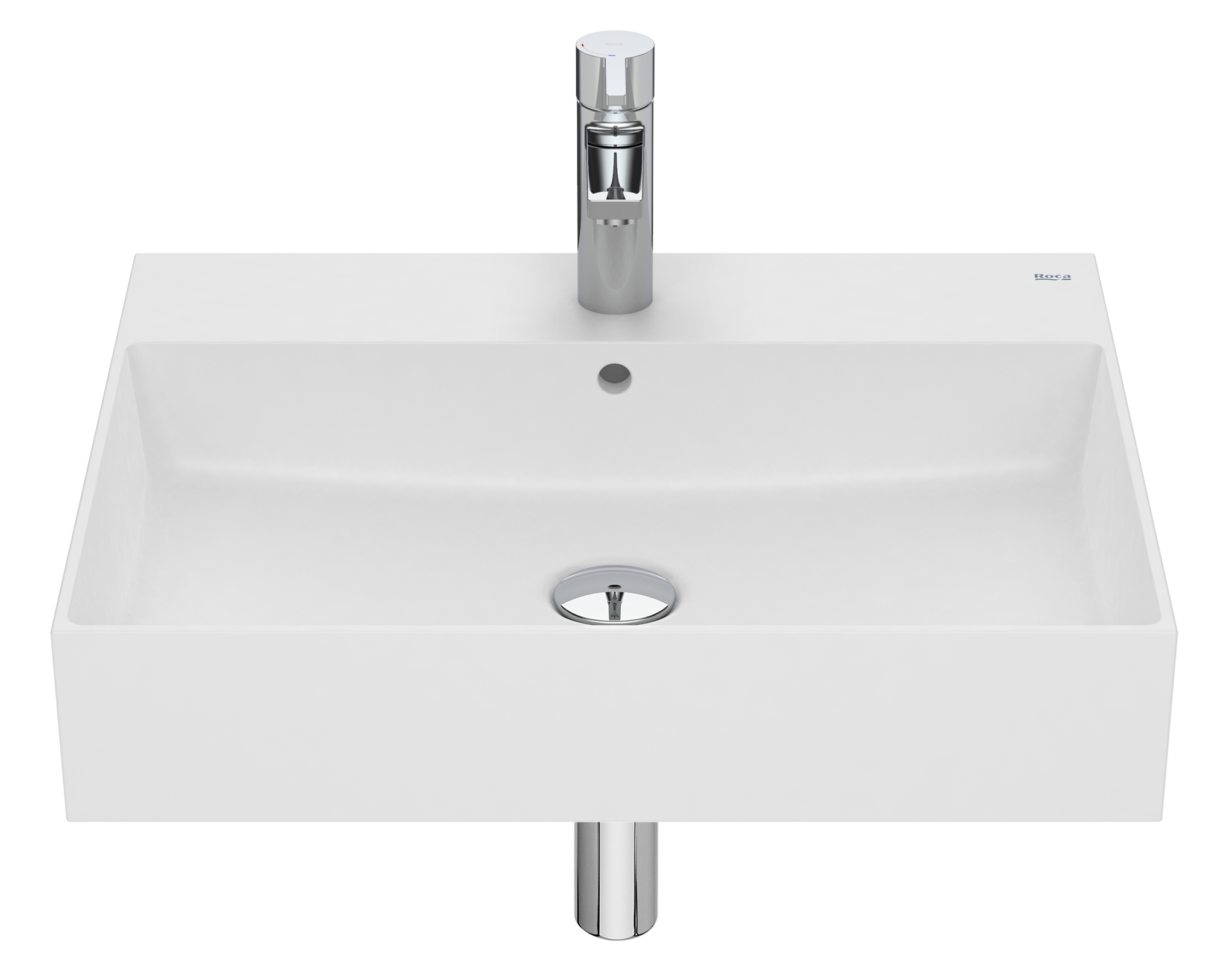 Roca Inspira umywalka 60x49 cm prostokątna ścienna biała A32752C620